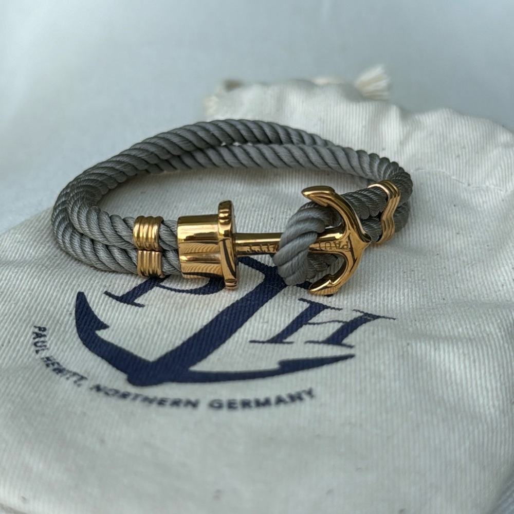 Paul Hewitt anchor bracelet with dust bag - NWOT